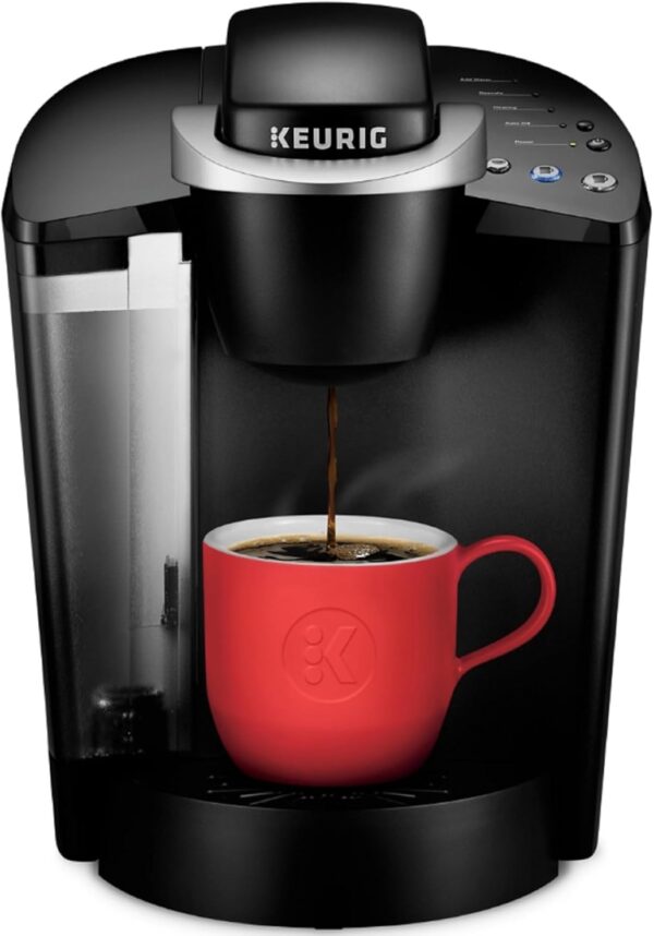 Keurig K-Classic Single Serve K-Cup Pod Coffee Maker, with 3 Brew Sizes, 48oz Removable Reservoir, Black - Image 3