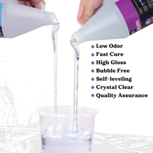 LET'S RESIN Gallon Epoxy Resin Pump Dispenser and 1 Gallon Clear Epoxy Resin