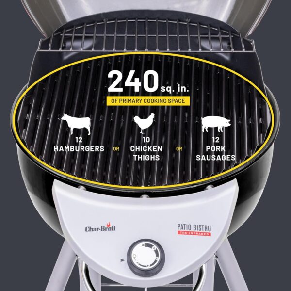 Char-Broil® Patio Bistro® TRU-Infrared Electric Grill, Black - Image 5