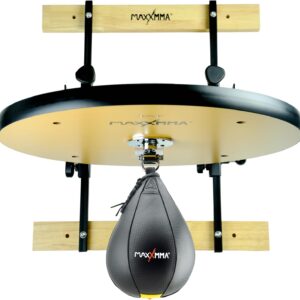 MaxxMMA Speed Bag Platform Kit - Heavy Duty Boxing Training Equipment with Punching Ball, Adjustable Height for Home Fitness, Suitable for Boxing and Fitness Enthusiasts