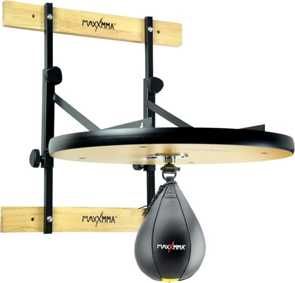 MaxxMMA Speed Bag Platform Kit - Heavy Duty Boxing Training Equipment with Punching Ball, Adjustable Height for Home Fitness, Suitable for Boxing and Fitness Enthusiasts - Image 2
