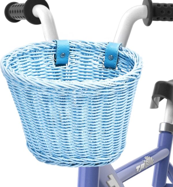 Steady Doggie Bike Basket - Front Bike Baskets - Bicycle Basket - Easy Installation - Hand-Woven Pol
