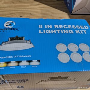 9 - 6" Recessed Lighting Kit 6pack