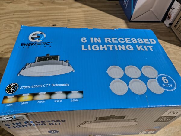 9 - 6" Recessed Lighting Kit 6pack