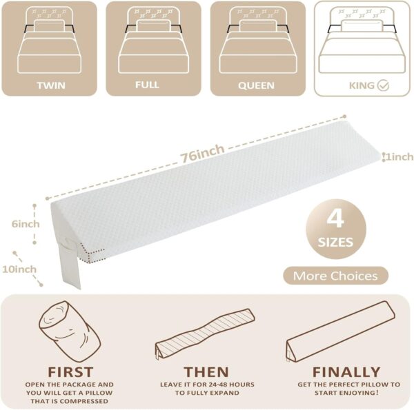 King size pillow wedge - Image 2