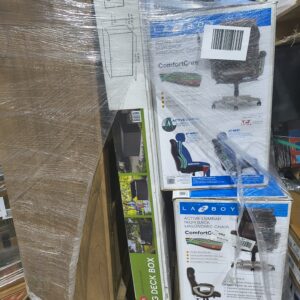 16 Walmart General Merchandise Pallet Auction – Lazboy Office Chairs, Deck Storage Box, Home Goods & More