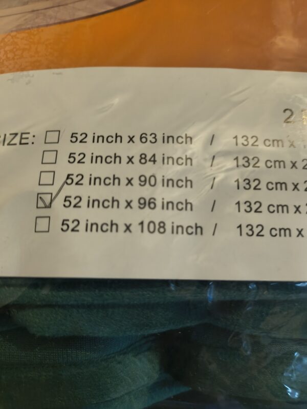 101 Modern Blue Green Blackout Curtains 96 Inch with Grommets 2 Panel Set Bedroom Drapes - Image 3