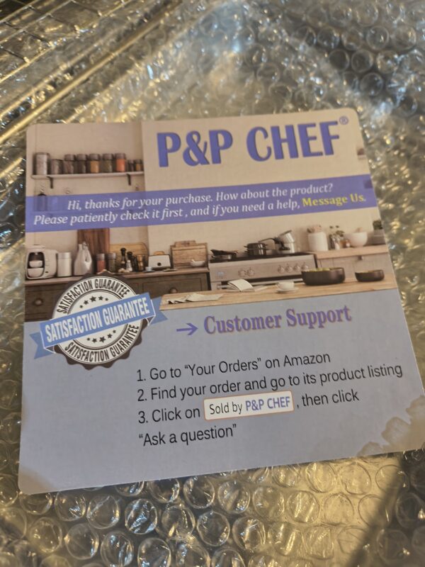 106 P&P Chef Premium Baking Pans with Racks - Commercial Grade, Non-Stick, Oven Safe, Bakeware Set - Image 2