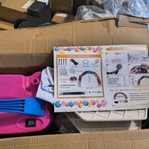 118 Balloon Kit with Pump – 100 Latex Balloons, Balloon Arch Strip, Dual-Action Hand Pump – Party Decoration Set