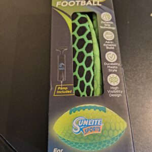 121 GlowCity LED Light-Up Football – Official Size 6, Dual LED Lights, 30 Hours Playtime, Batteries Included, Ideal for Nighttime Games