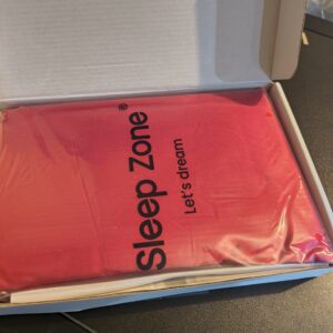 123 Sleep Zone Satin King Pillowcases – 2-Pack, 100% Polyester Satin, Envelope Closure, 20"x40", Available in Multiple Colors
