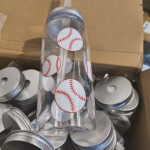 137 Maxdot 24-Pack 14.2oz Baseball Water Bottles – Team Gifts, Party Favors & Sports Drinkware
