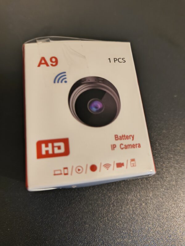 139 A9 Mini Wireless Security Camera – 1080P HD, Magnetic Mount, Night Vision, Motion Detection