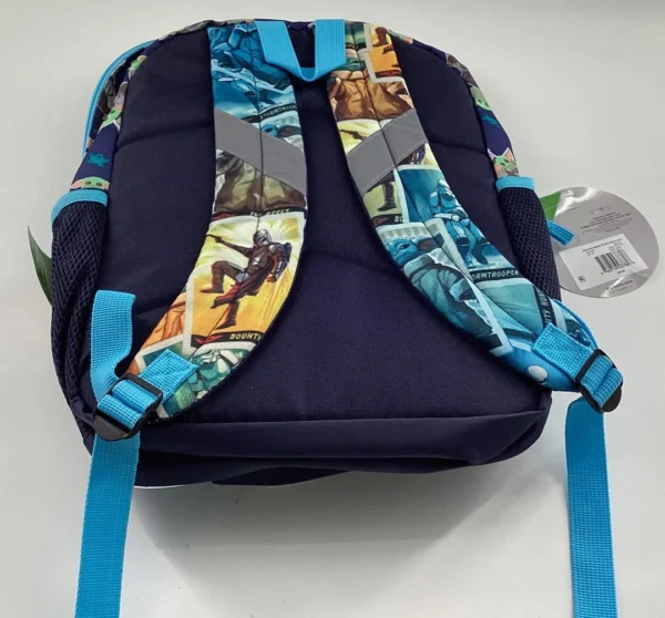 305 Disney Star Wars Mandalorian Backpack & Lunch Bag Set | Kids Unisex | Din Djarin Grogu Prints - Image 4