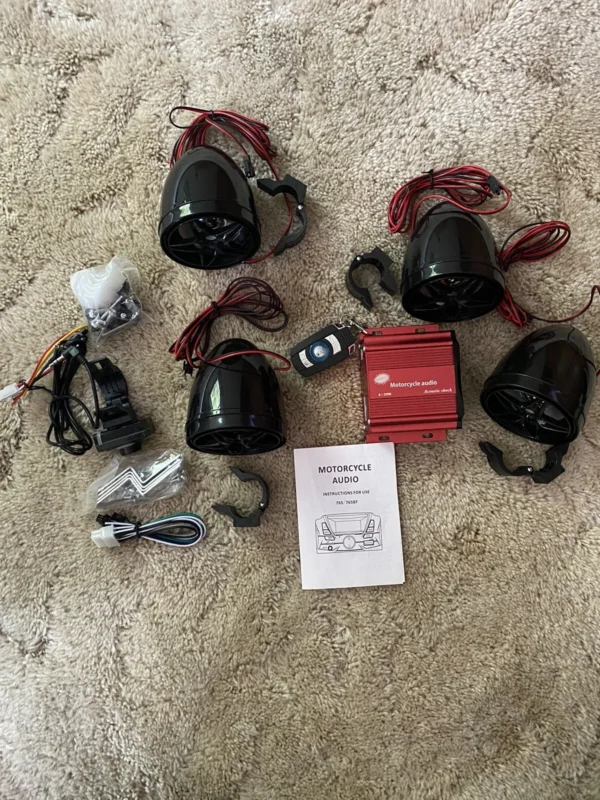 301 Motorcycle Audio System 765/765BT Bluetooth Speaker Kit New Open Box Z1D - Image 3