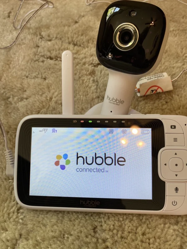300 Hubble Nursery Pal Skyview 5" HD Baby Monitor Camera Crib Mount WiFi Alexa Google
