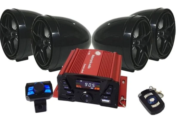 301 Motorcycle Audio System 765/765BT Bluetooth Speaker Kit New Open Box Z1D