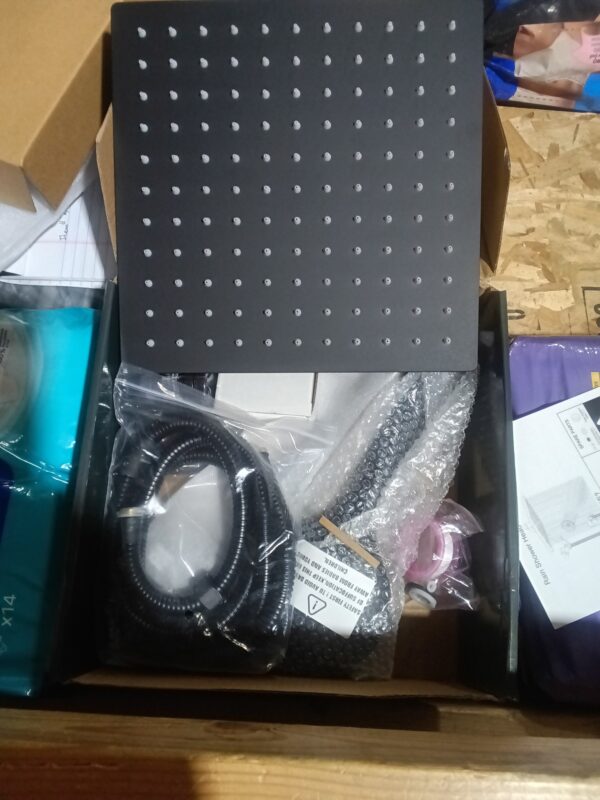 6 Brand New Rain Shower Head with Handheld Diverter - High Pressure, Easy Installation - Image 2