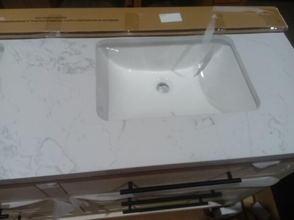 Modern 60" Double Sink Vanity for Master Baths & Shared Spaces - Image 2