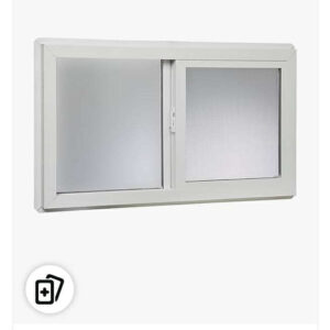 36 Vinyl Basement Slider Window 32x18 - Energy Efficient Solution