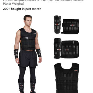 25 Weighted Training Vest Set - Adjustable & Comfortable