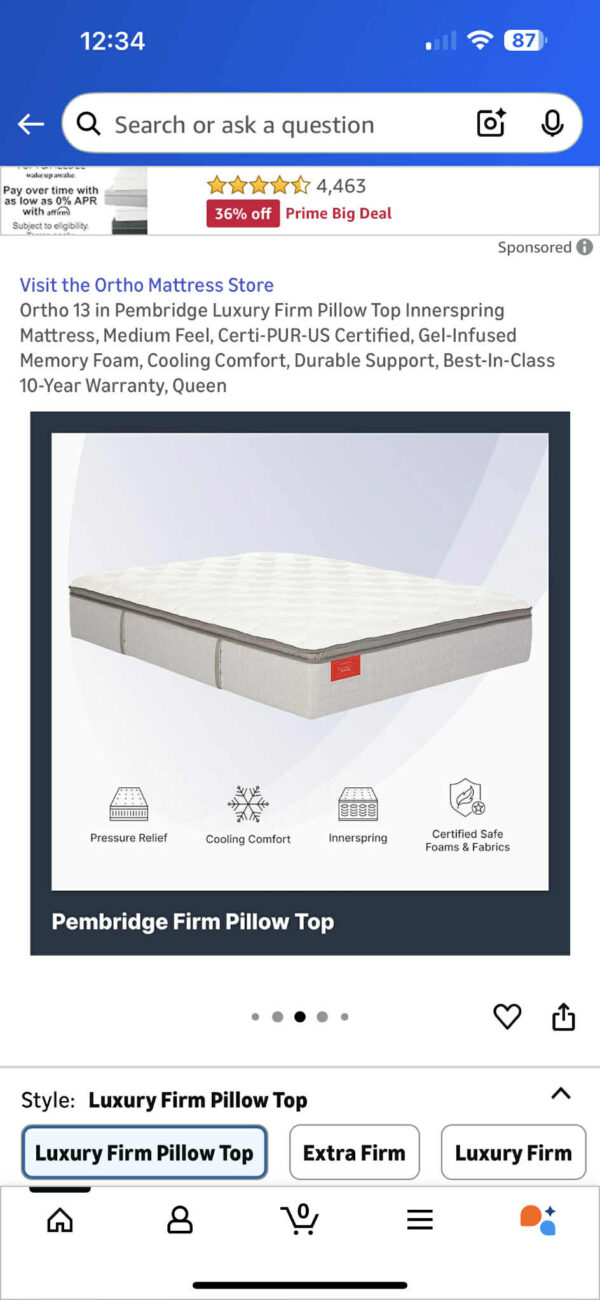 32 Queen Size Mattress New in Box, Comfortable Support & Durability, Great Sleep Guarantee!