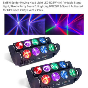 33 Used Strobe Light System - One Lens Broken - Dance Music Event Equipment