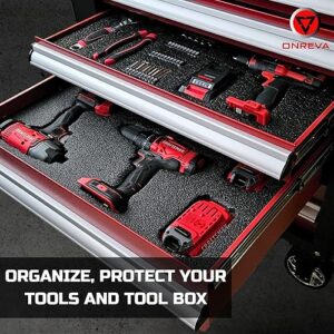 902 Onreva Tool Box Foam: Premium 1-Box Set for Organized, Secure & Scratch-Free Tool Storage - Perfect for Professionals & DIY Enthusiasts