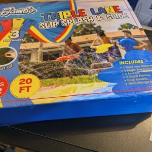 153 20ft Triple Lane Slip 'n Slide - Summer Fun for Kids!
