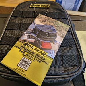 154 Rigg Gear Trail's End Dual Sport Tail Bag - Black, Lightweight & Durable!