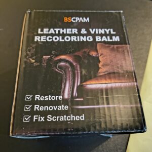 155 BSCPAM Leather Vinyl Recoloring Balm - Restore Color to Faded Surfaces!