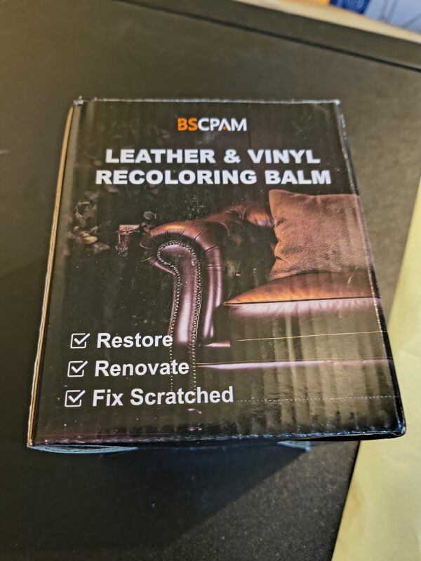 155 BSCPAM Leather Vinyl Recoloring Balm - Restore Color to Faded Surfaces!
