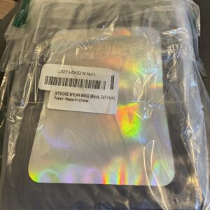158 5x7 Mylar Bags - Food Grade, Oxygen Barrier, Perfect for Snacks, Coffee, or Spices!