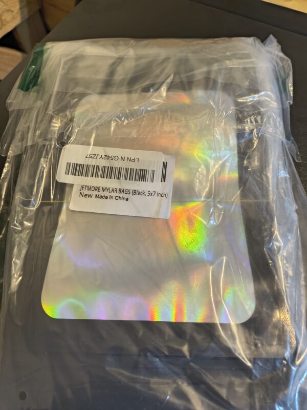 158 5x7 Mylar Bags - Food Grade, Oxygen Barrier, Perfect for Snacks, Coffee, or Spices!
