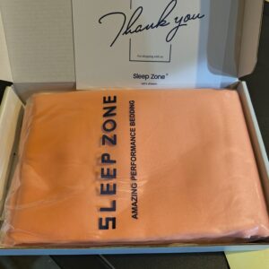 160 King Size Sleep Zone Satin Pillow Covers - Orange - Soft, Breathable, and Hypoallergenic