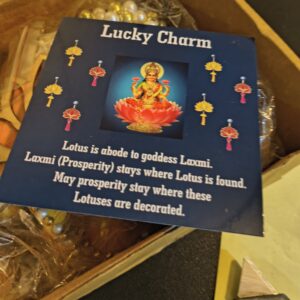 164 Lucky Charm Lotus Wall Decor Artificial Flower Hanging Decoration for Home or Office