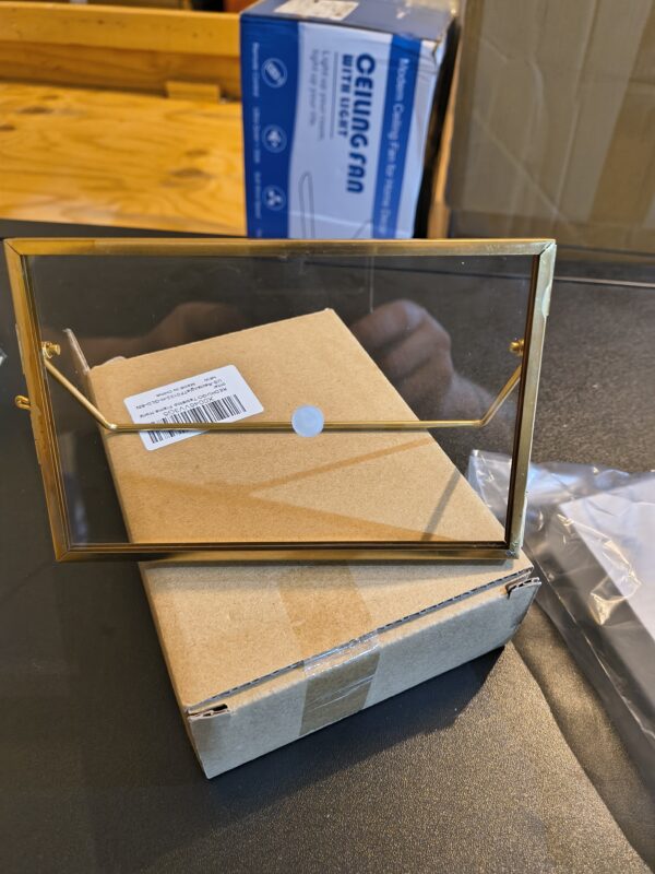 166 Gold 6x8 Tabletop Picture Frame