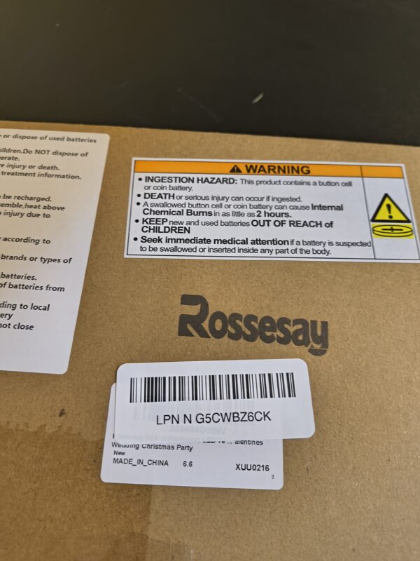 170 Rossesay Battery Powered Flameless Candles Bulk Box - LED Tea Lights for Events & Decor - Image 2