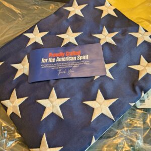 175 American Flag, 3x5ft, Made in USA, Northern California Made, Patriotic Decor