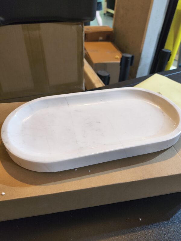 171 Concrete Cement Oval Tray for Jewelry, Crystals, Candles, Incense Holder, Modern Home Decor