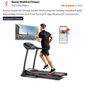 42 Folding Treadmill with adjustable incline