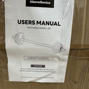 46 45lb Barbell Set for Lifting