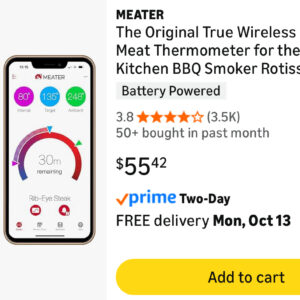 47 True Wireless Meat Thermometer