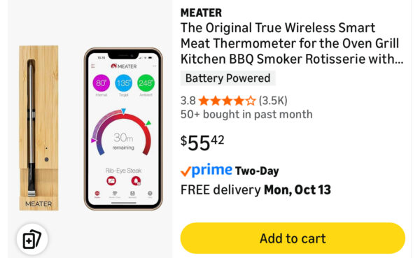 47 True Wireless Meat Thermometer