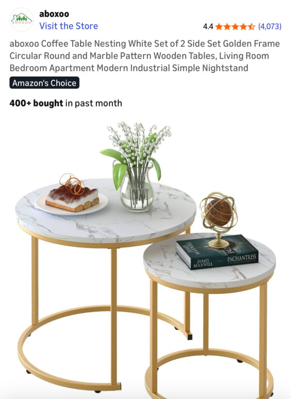 58 Aboxoo Coffee Table