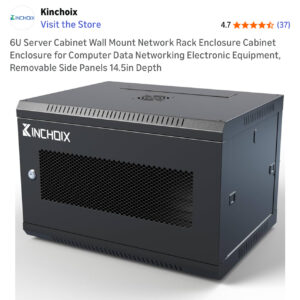 63 Black Server Cabinet