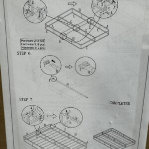 946 Metal Mattress Foundation